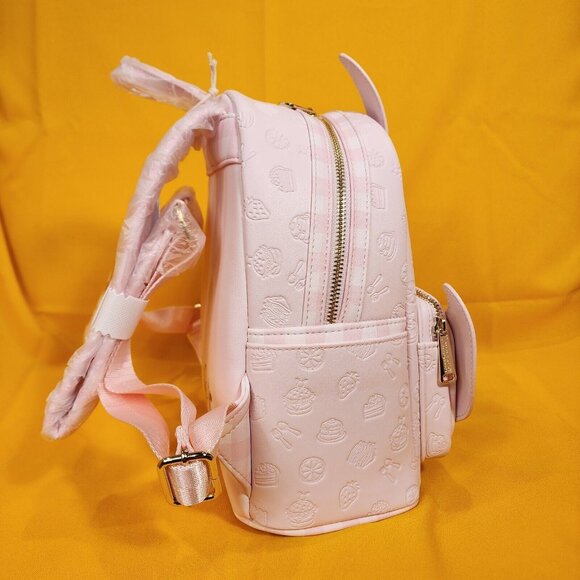 Loungefly Pokémon Cafe Pikachu & Eevee Pink Dessert Mini Backpack NEW main image 4